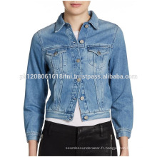 Jean veste mode femme pour tenue de club et de fête